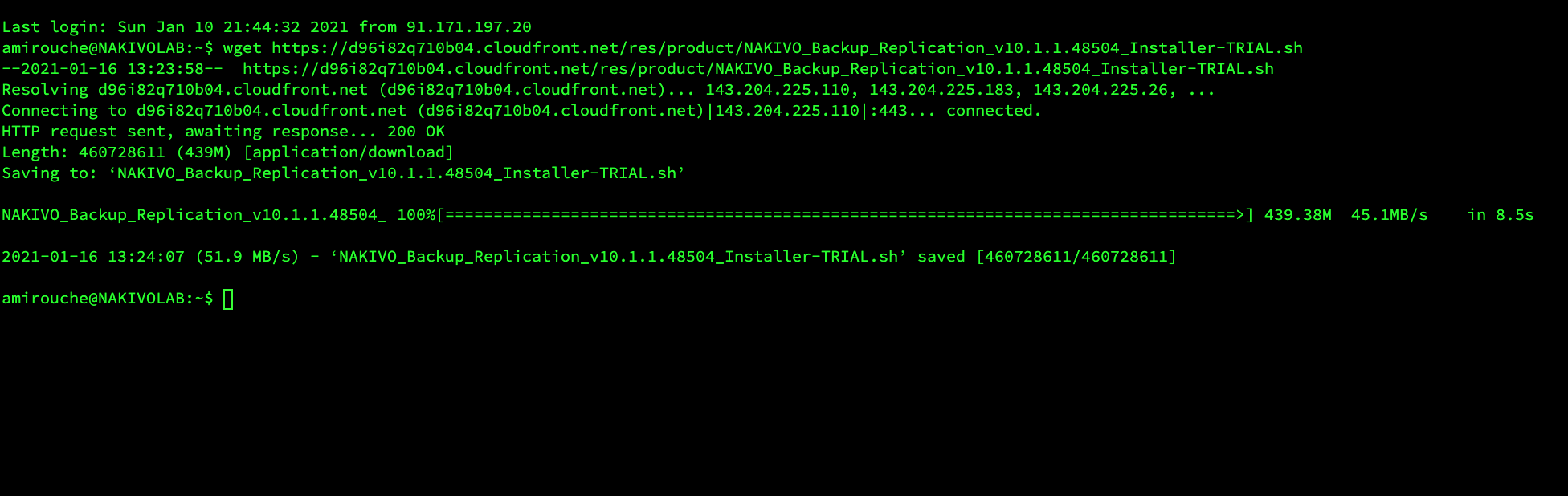 AntiRansomwares avec NAKIVO Backup & Replication sur AWS WORM Object Lock Architecture Cloud